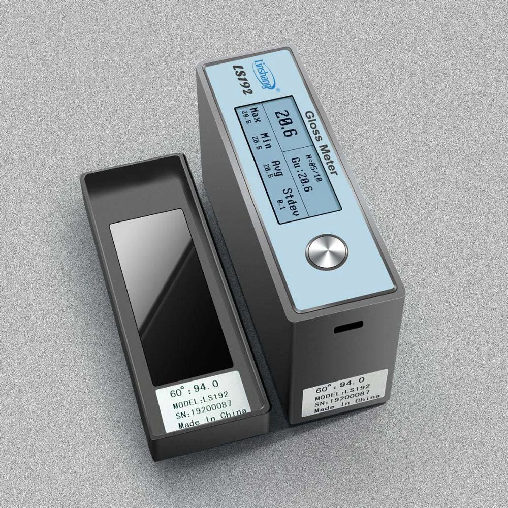 LS192 Glossmeter Gloss tester paint gloss meter for plastic metal ceramic wood surface with Angle 60 degrees 0-1000GU