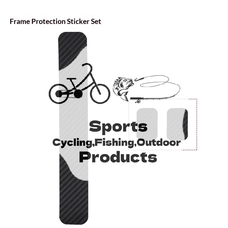 

Bicycle Chain Protector Black Carbon Fiber Textured Cycling Frame Chain Stay Posted Protector Chain Care Guard Cover