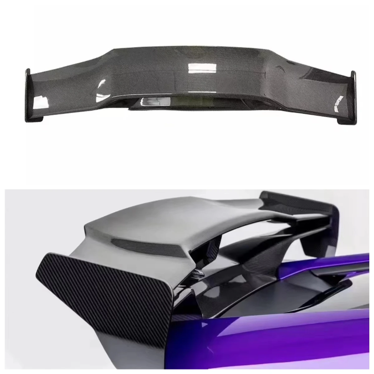 Vorstein STO Style Carbon Fiber Rear Spoiler Wing for Lamborghini Huracan LP580 LP610 EVO 2014-2018 Rear Trunk Wing