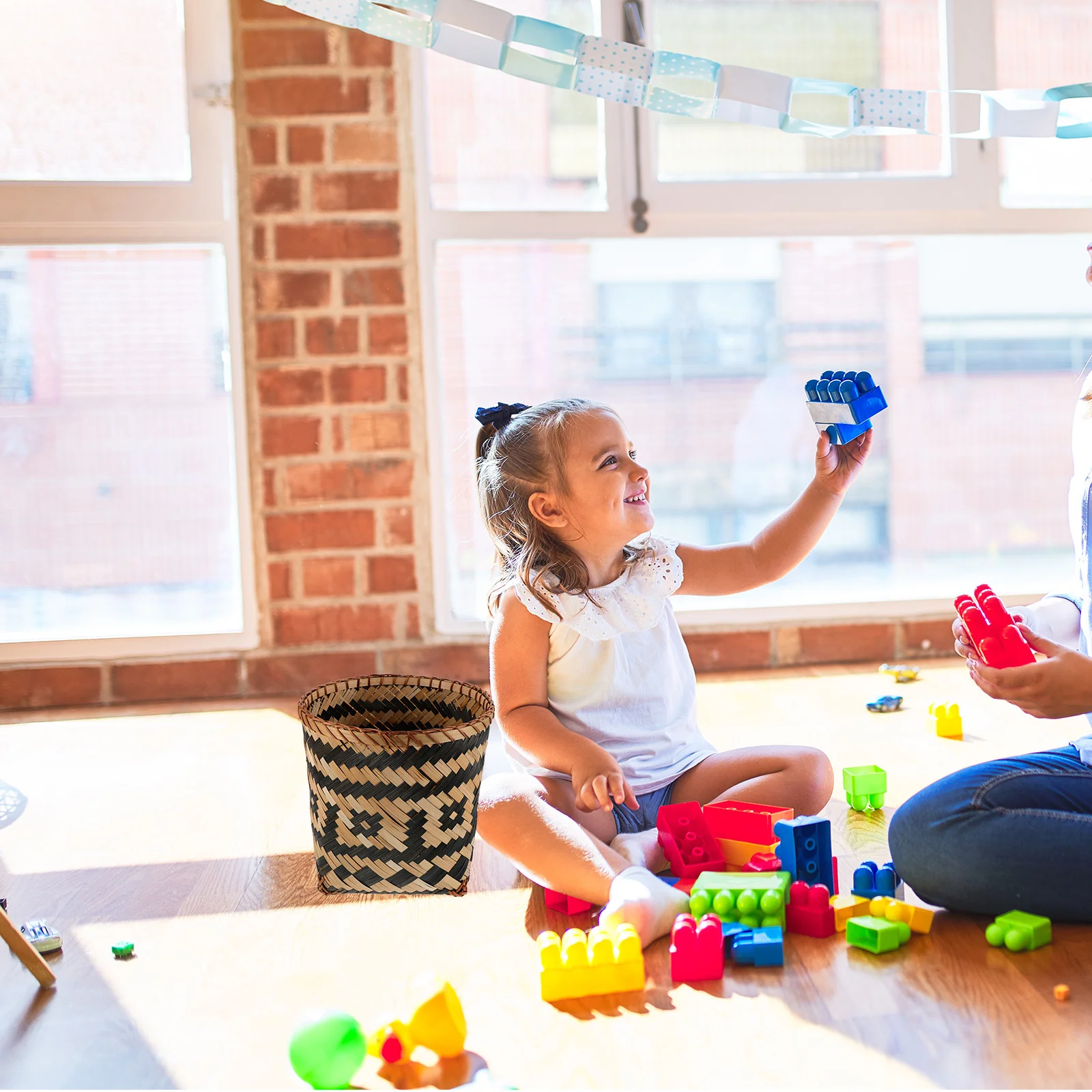 

1pc Bamboo Woven Garbage Can Handmade Storage Basket Eco-Friendly Wastepaper Container Vintage Trash Organizer Household