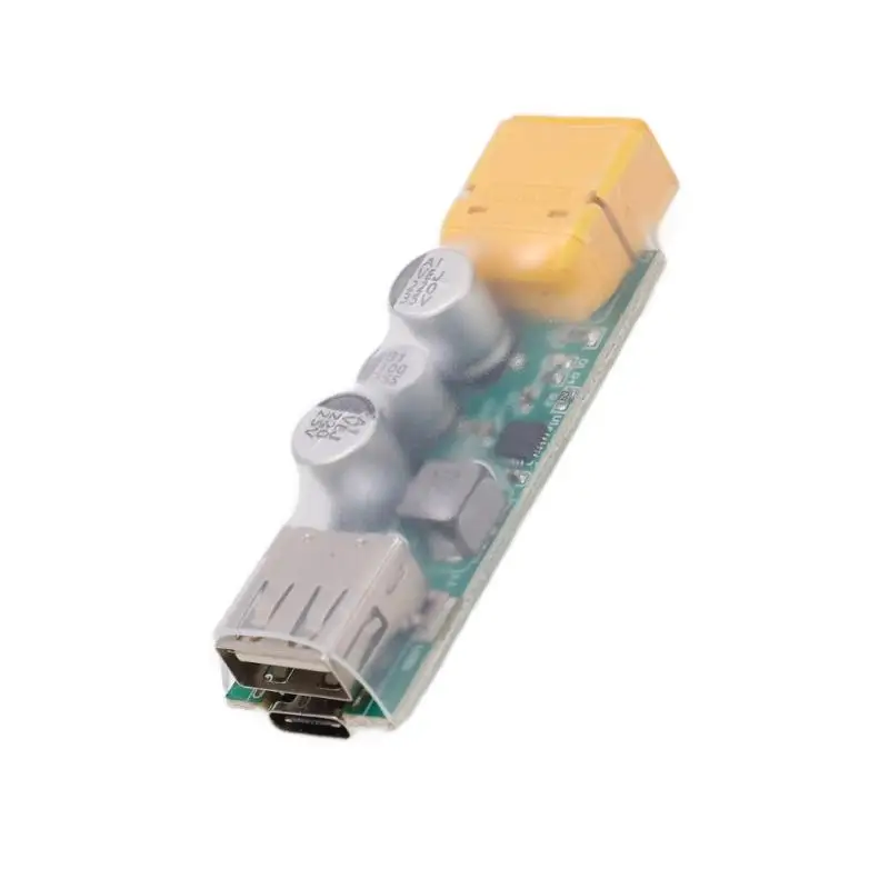 Y1UB Portable XT60 to USB Converters for 3S 6S Lipos Batteries Input Voltages Ranges Automatic