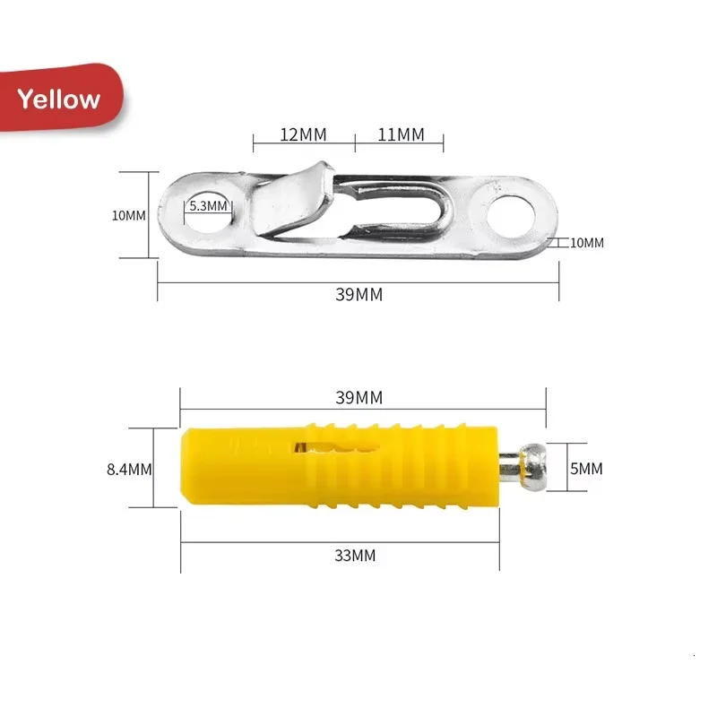 New Two in one connector invisible Connector Cabinet Wardrobe Non porous Furniture Combination Concealed Sliding Buckle
