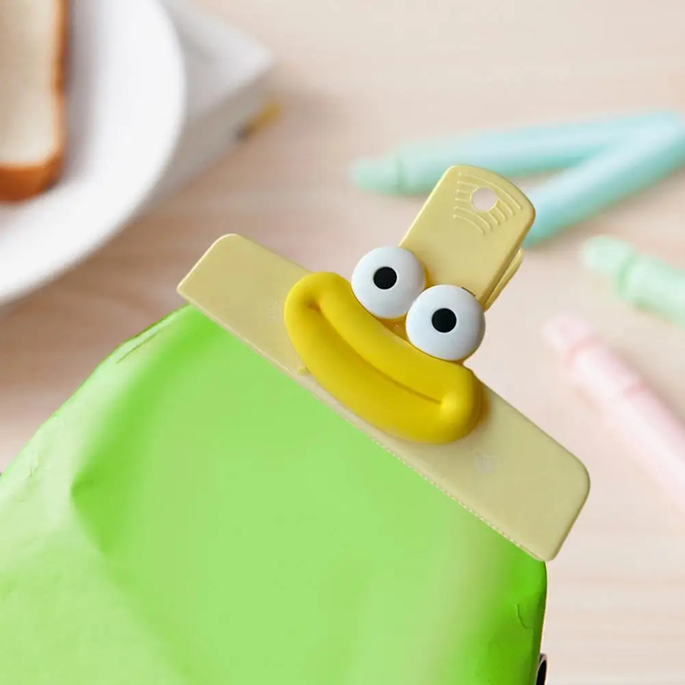 Snack Clip Set Cartoon Snack Clips Multifunctional Food Sealing Machine Moisture-proof Storage Clips Plastic Kitchen Essential