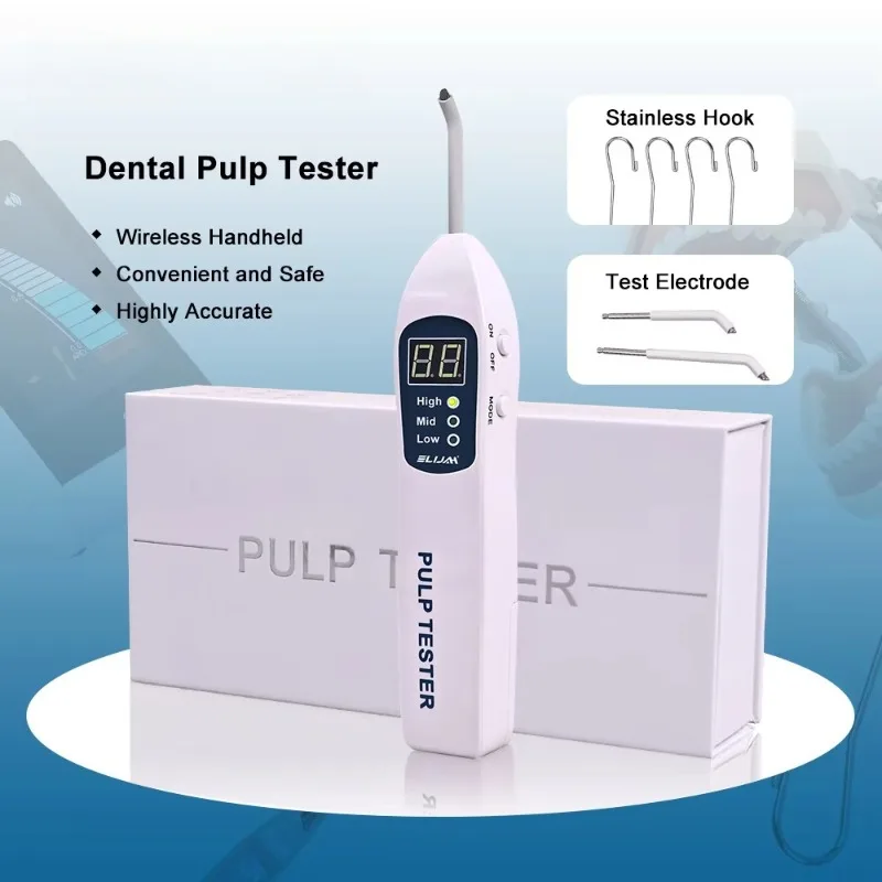 Premium Pulp Vitality Tester Lab Endodontic C-PULSE Tooth Nerve Tester Root Canal Equipment Oral Vitality Tester. Best Tool