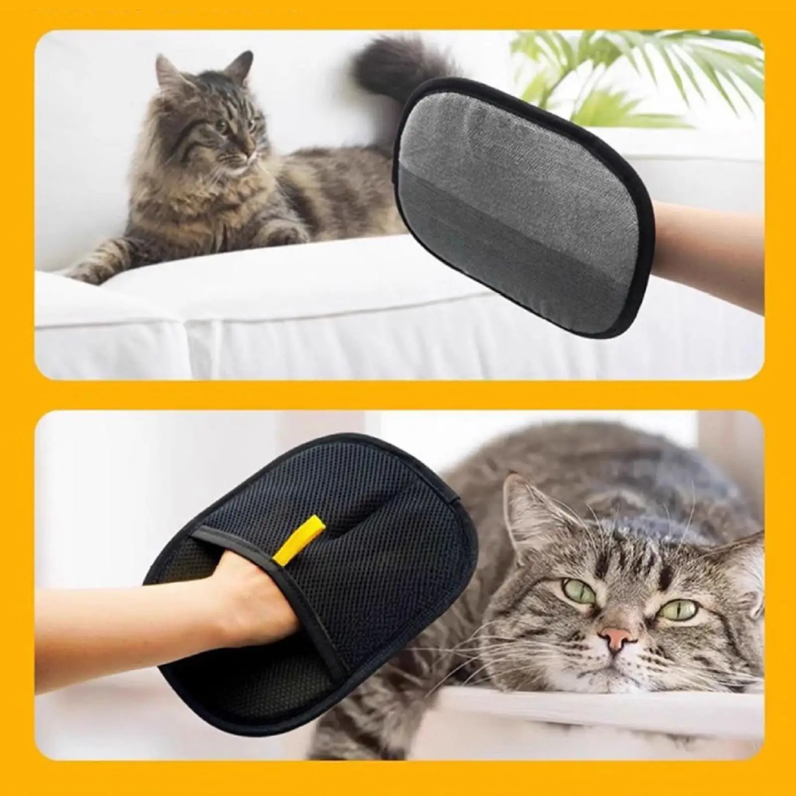 

Hands on Pet Static Hair Removal Glove for Bedsheet Sofa Cleaning Reusable