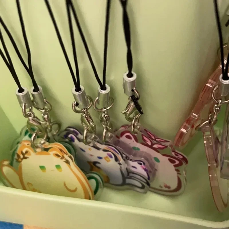 Honkai:Star Rail Chrysos Heirs Acrylic Keychain Lanyard For Mobile Phone Case Car Key Chains Cover Hang Cotton Doll Accessories