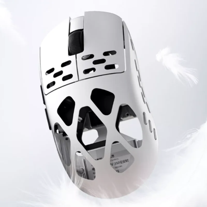 Ajazz Am3 MAX Gaming Mouse Tri-Mode Magnesium Alloy Paw3950 Apex Sensor Lightweight Customized Gaming Mouse Pc Accessories