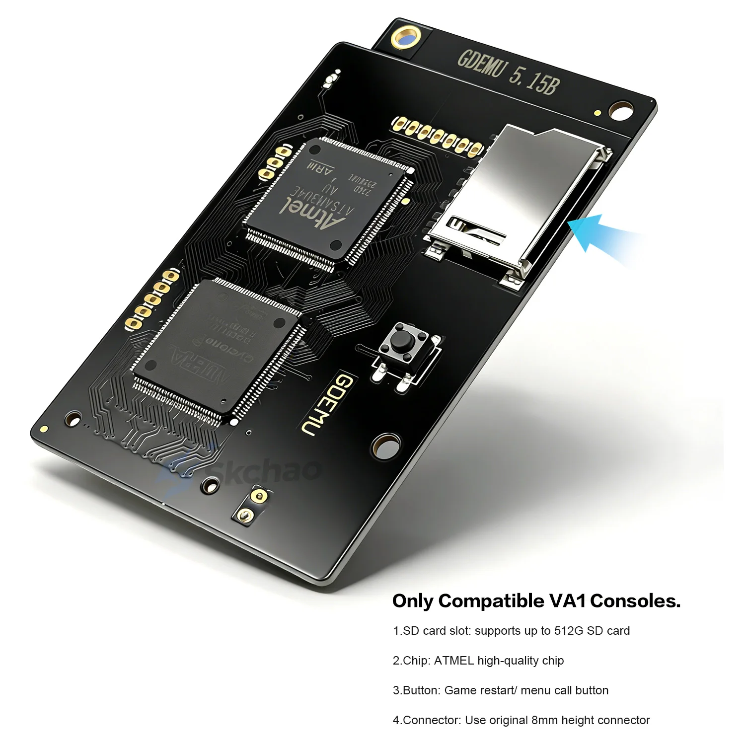 Original GDEMU V5.20.5/5.15b For SEGA Dreamcast Optical Drive Emulation Board Card Mount Kit DC Console DC VA1 Gdemu Board