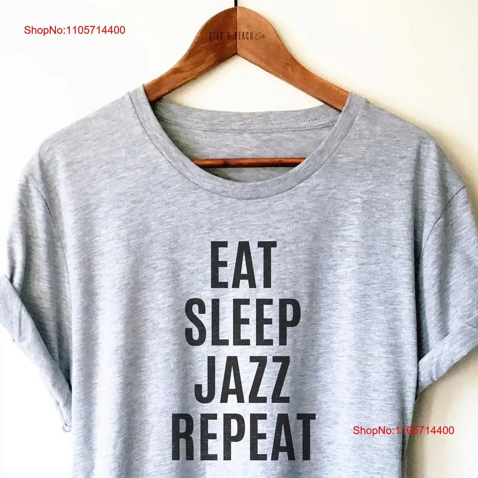 Jazz ShirT T Tap Dancer Dancing For Music Eat Sleep RepeaT vintage Washed Casual Versatile Comfortable streetwear homme