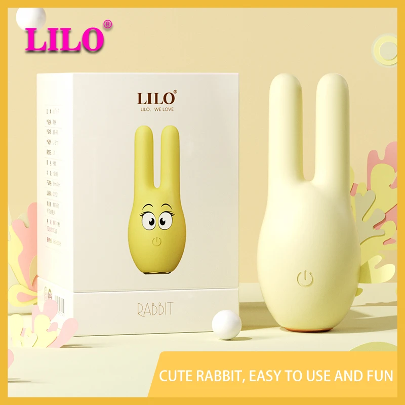 

LILO Rabbit Vibrator G-spot Masssage Sex Toys for Women Nipple Clamp Clitoris Vagina Stimulator Female Masturbator