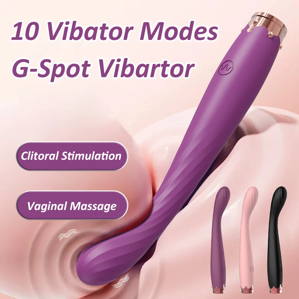 Beginner G-Spot Vibrator for Women Nipple Clit Clitoris Stimulation G spot Vibrating Massager Female Masturbation Adult Sex Toys