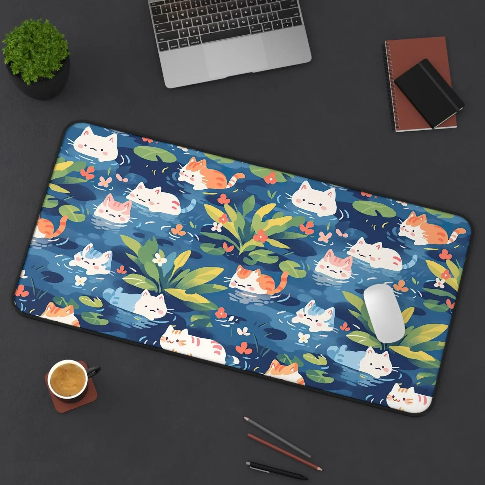 

Cute Cat Mouseo Pad,Gaming Laptop,Animal Deskmat,Large Mousepad, Anime Desk Mat,Deskpad for Work,Game Office Home,Cat Lover Gift