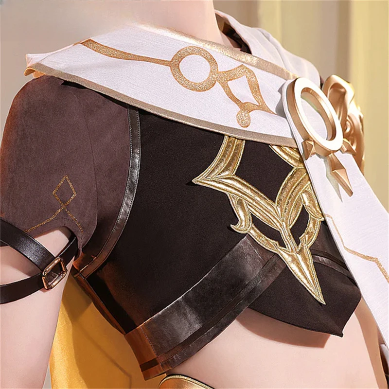 Traveler Aether juego de Cosplay Genshin Impact