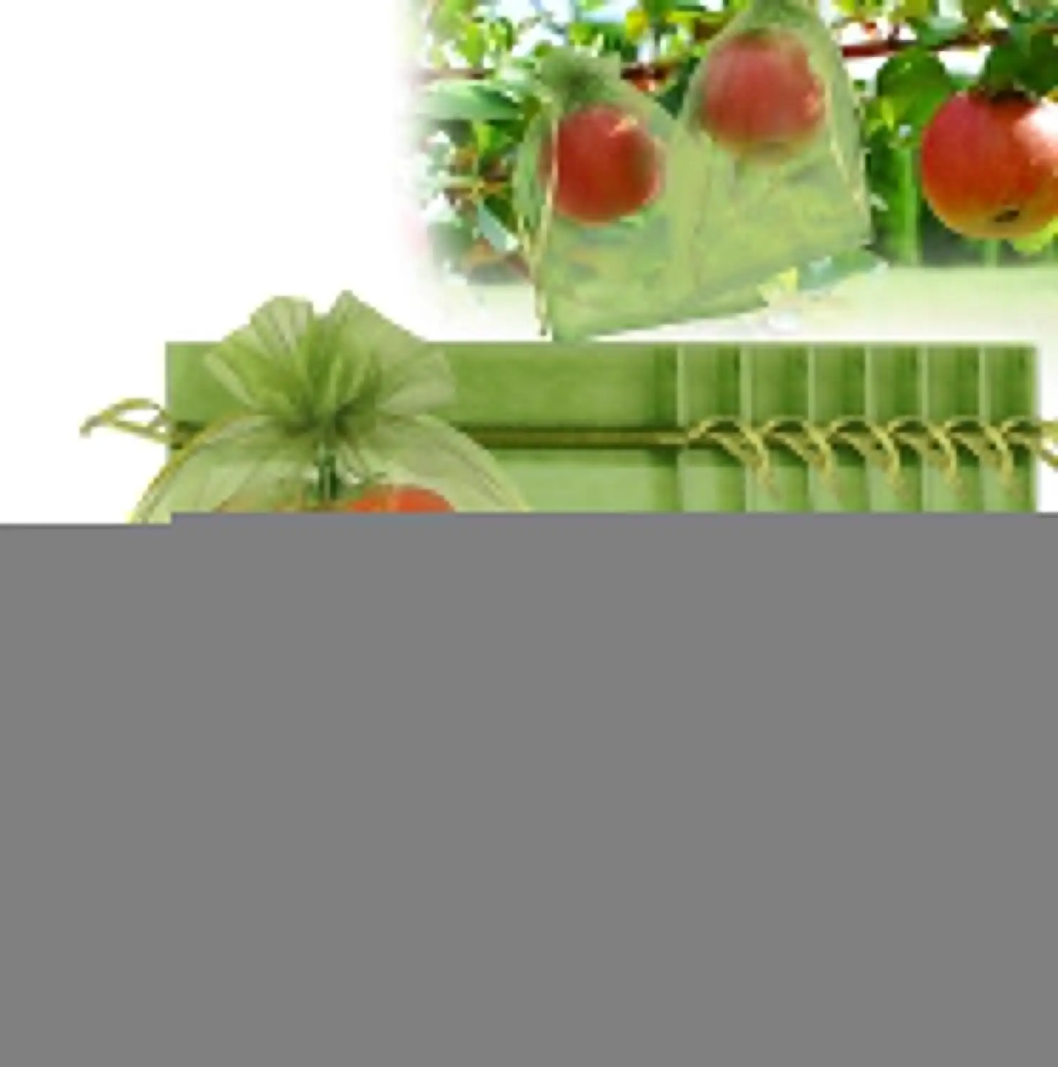 

100 шт. защитных мешков для фруктов, 6x9 дюймов, зеленые сетчатые чехлы для деревьев, сетка на завязках, мешки для томатов, защита от вредителей для яблок и манго