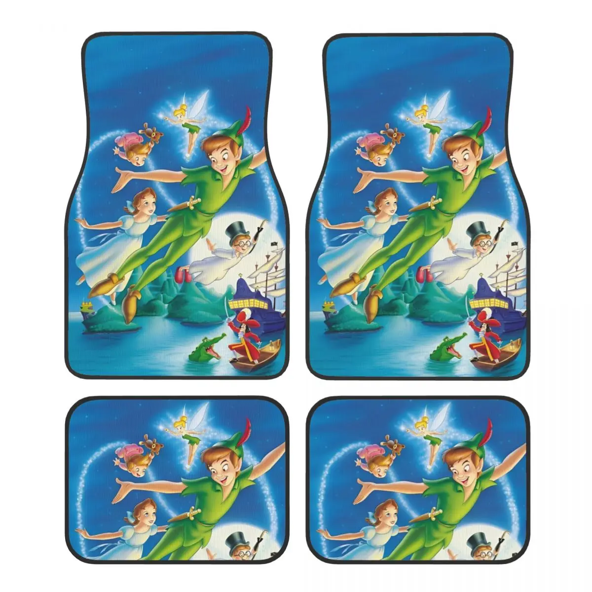 

Peter Pan Automotive Floor Mats for Cars Universal Fit Full Set Car Floor Mats Non-Slip for SUV Sedan