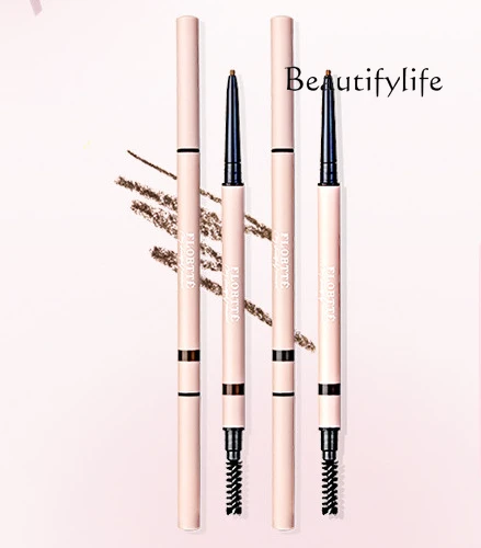 Eyebrow pencil waterproof novice fine eyebrow pencil student party natural smooth and easy to color