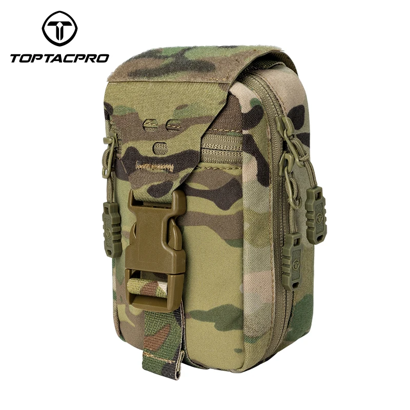 TOPTACPRO Hunting Pouch Aid Pouch Molle Kit Pouch Emergency IFAK Bag MC 8521