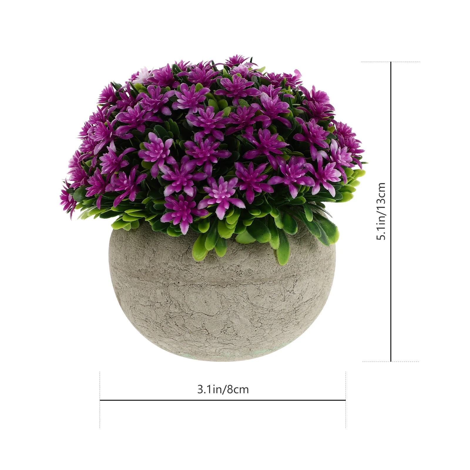 3 قطعة وعاء لب الورق نبات بونساي الاصطناعي بوعاء زخرفة محاكاة اناء للزهور سطح المكتب ديكور غرفة مكتب المنزل