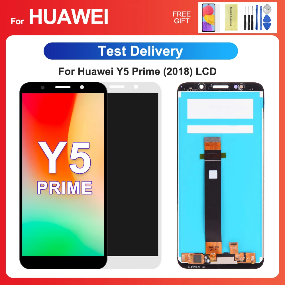 For HUAWEI Y5 2018 5.45\'\'For  Y5 Prime 2018 DRA-LX2 L01 L21 LCD Display Touch Screen Digitizer Assembly Replacement