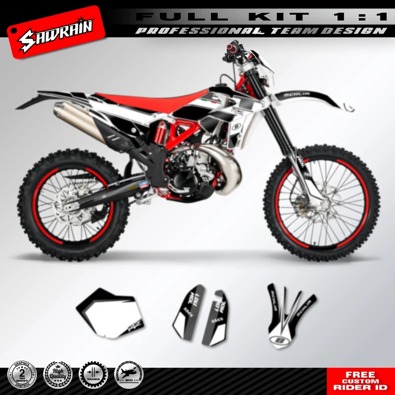 

Sawrain Motorcycle Sticker Custom Team Graphics Backgrounds Decals Stickers Kit For Beta RR 2018 2019 003