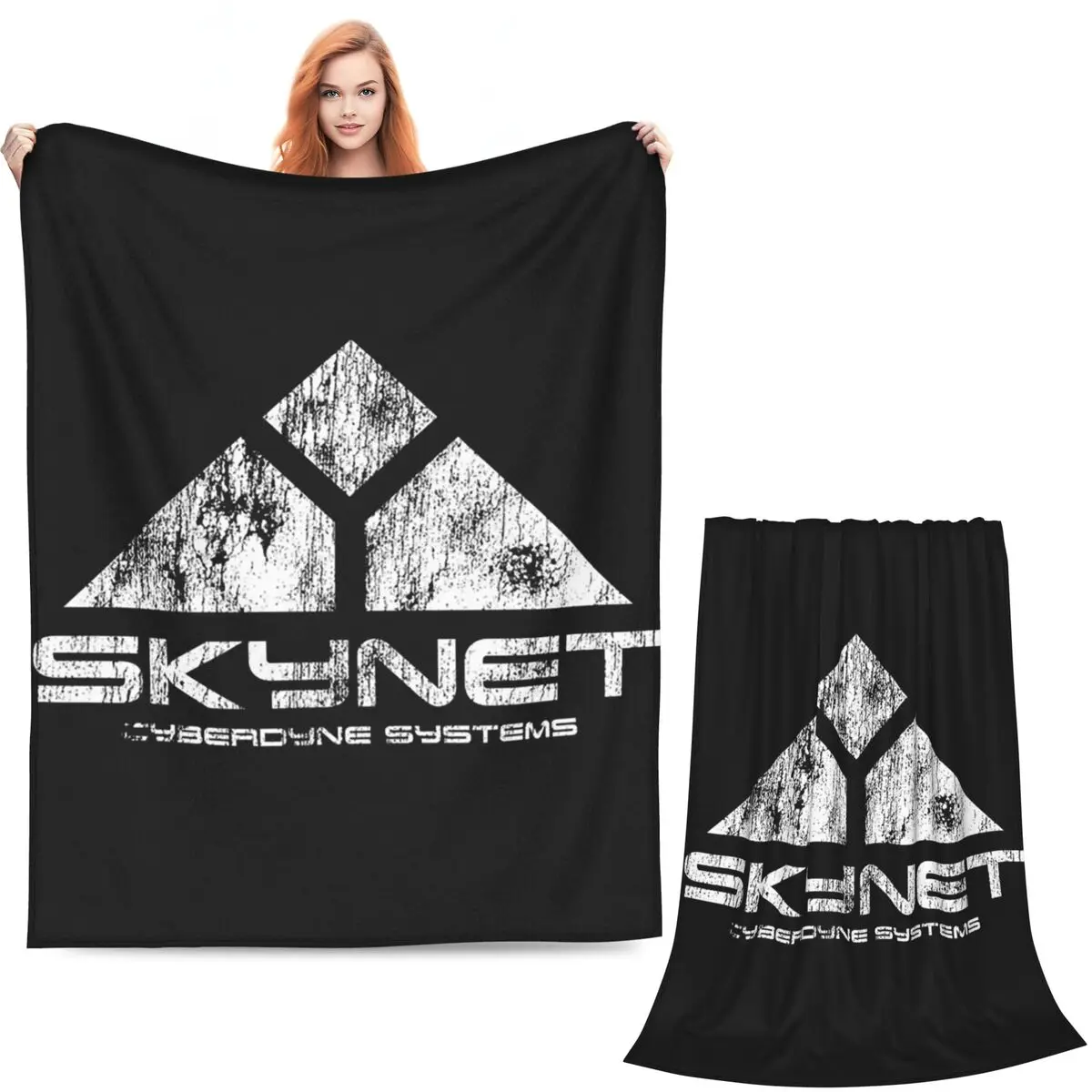 Terminator Cyberdyne Systems Blanket Soft Warm Flannel Throw Blanket Cover for Bed Living room Picnic Travel Home Couch