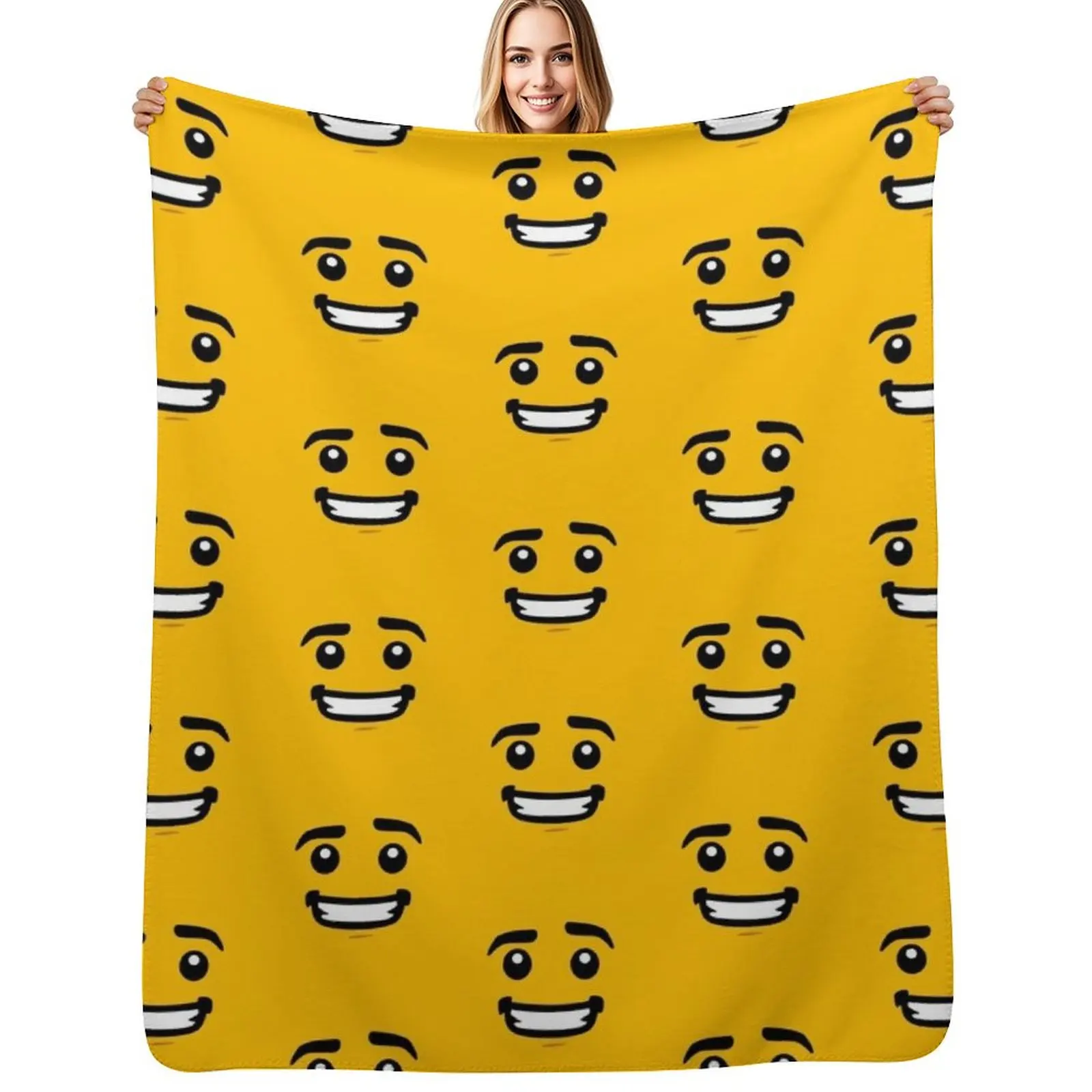 Brick Face - Guy Throw Blanket Men's Soft Warm Throw Blanket for Couch
