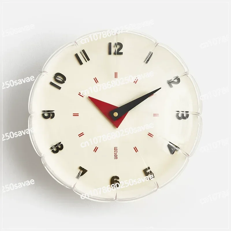 

Wall Clock Living Room 2023 New Style Free Punching Light Luxury Bubble Nordic Network Red Clock Ornament Pendant Clock Circular