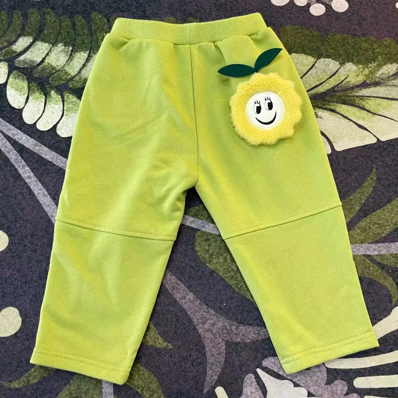 Joyccin 1-7 Years Cute Trousers Pants for Kids Cartoon Three-Dimensional Fluffy Fruit Autumn Spring Sports Casual Trousers