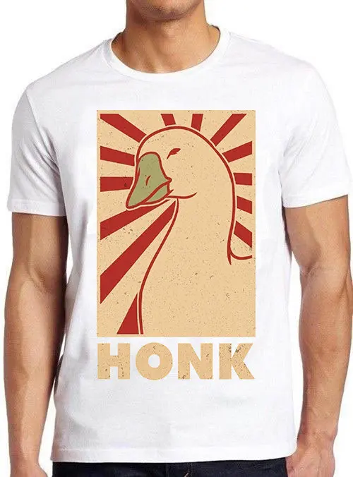 Honk Goose Duck Animal Chemistry Science Avogadro's Day Meme Funny T Shirt Style Movie Music Top Adult 847