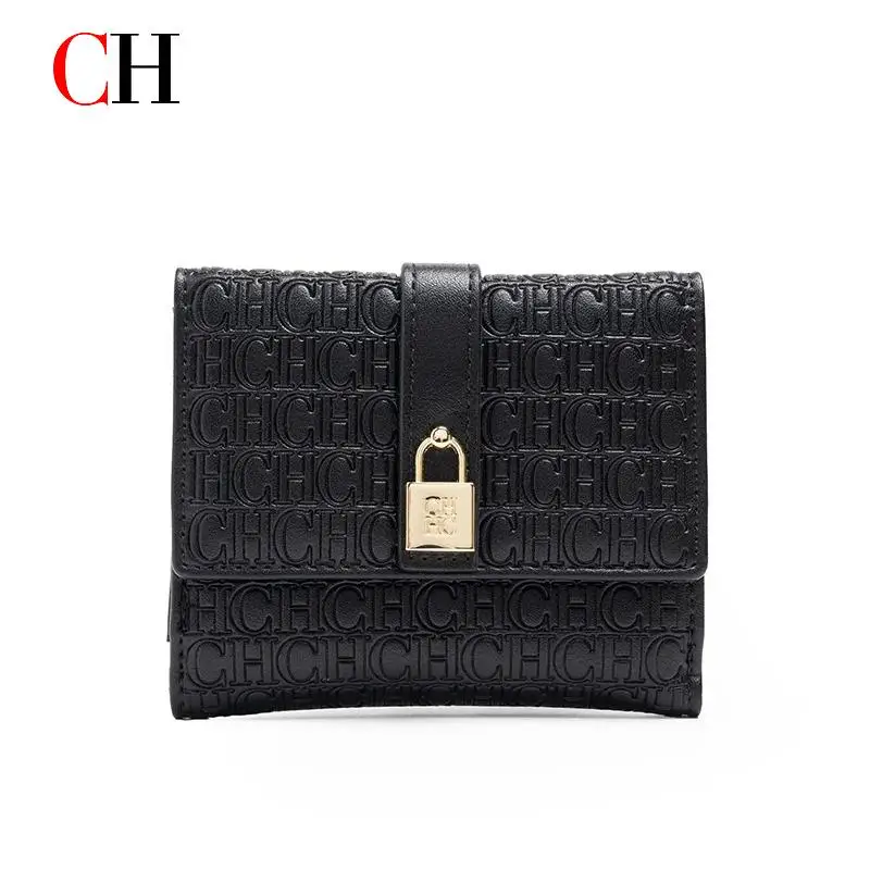 Fashionable Trendy Atmospheric Exquisite Short Letter Women's Wallet Commuting Leisure Classic Light Luxury Mini Standard Wallet