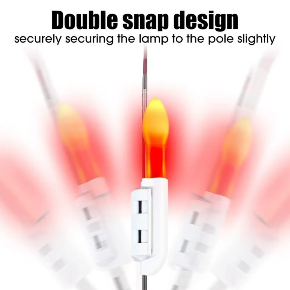 

LED Fishing Float Accessories Fishing Rod Light Luminous Stick Red Fish Alarms Light Orange Green Electronic Pole Light Pesca