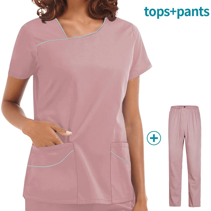 Breathable Pet Grooming Work Clothes Medical Operating Room Uniform Nursing Uniforms Dental Clinic Nurse Workwear