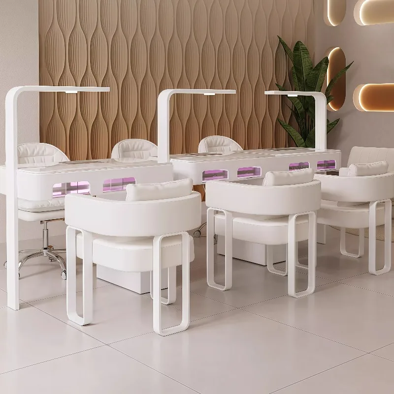 Professional Portable Manicure Table Folding Desk With Vacuum Cleaner Beauty Salon Mesa Plegable Furniture Technician Station