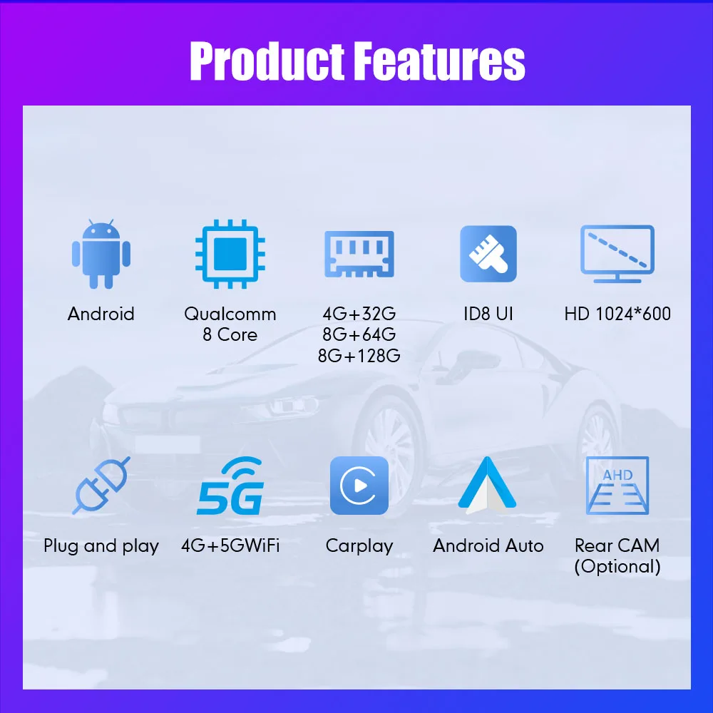 Android Car Stereo Radio For Audi A6L A6 C7 A7 2012-18 GPS Navigation Multimedia Player Carplay Android Auto 9Inch IPS Bluetooth view 4