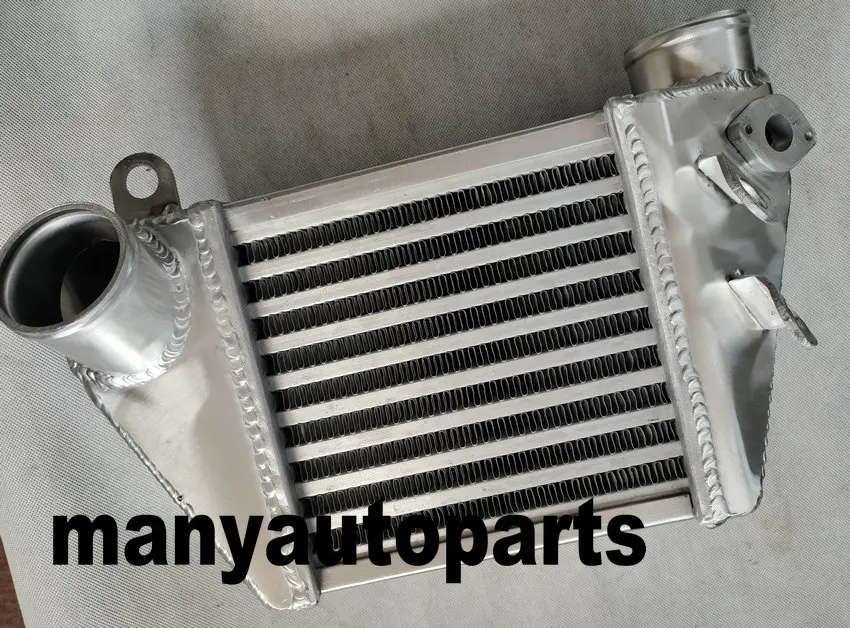 Bolt-On ด้านข้าง Intercooler สำหรับ VW 02-05 JETTA Golf GTI MK4 1.8t Turbo & 7 นิ้วพัดลม