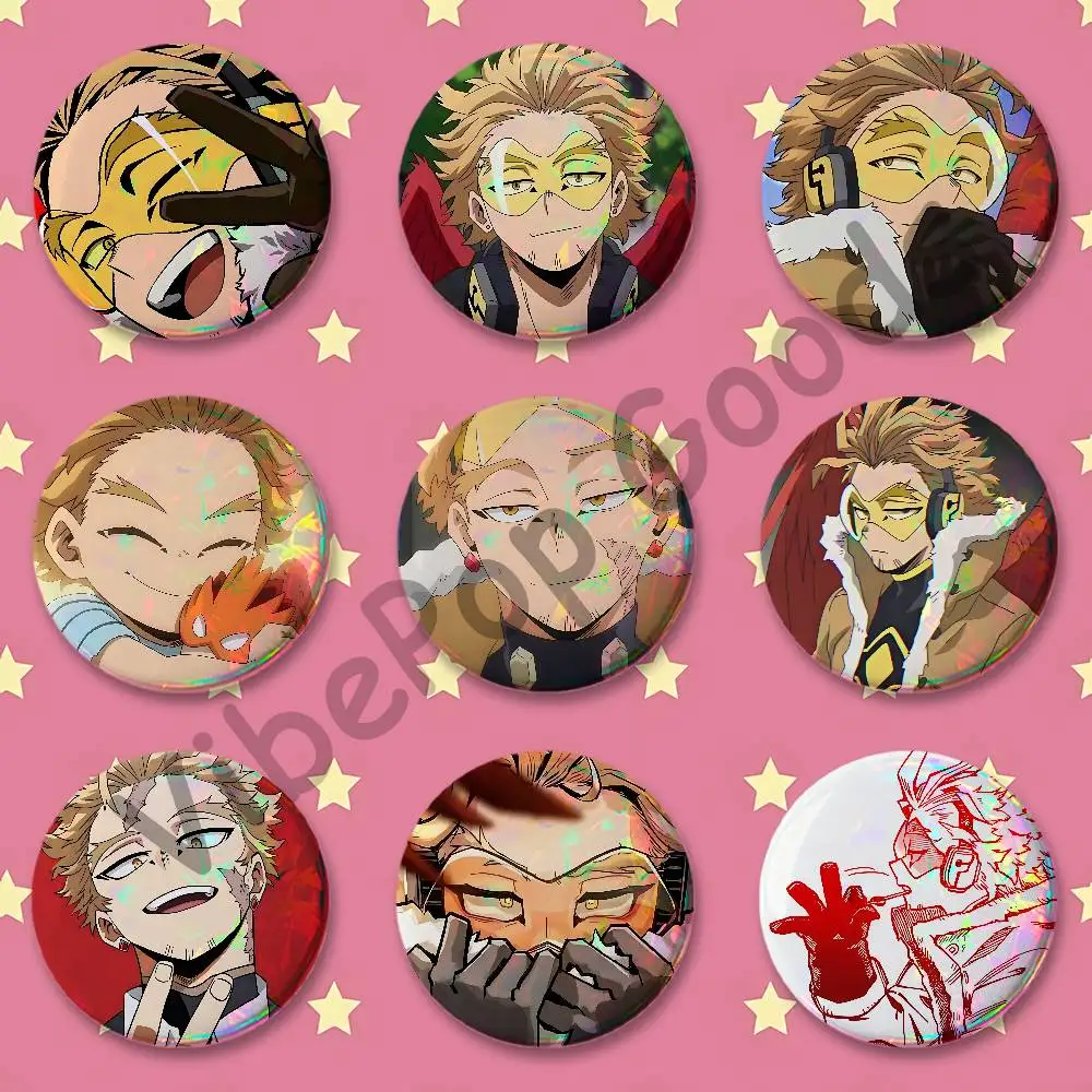 K-Keigo Hawks T-Takami Custom Badges 75mm 44mm 25mm 32mm 58mm Hat Backpack Accessories Toys Collect Gifts Large