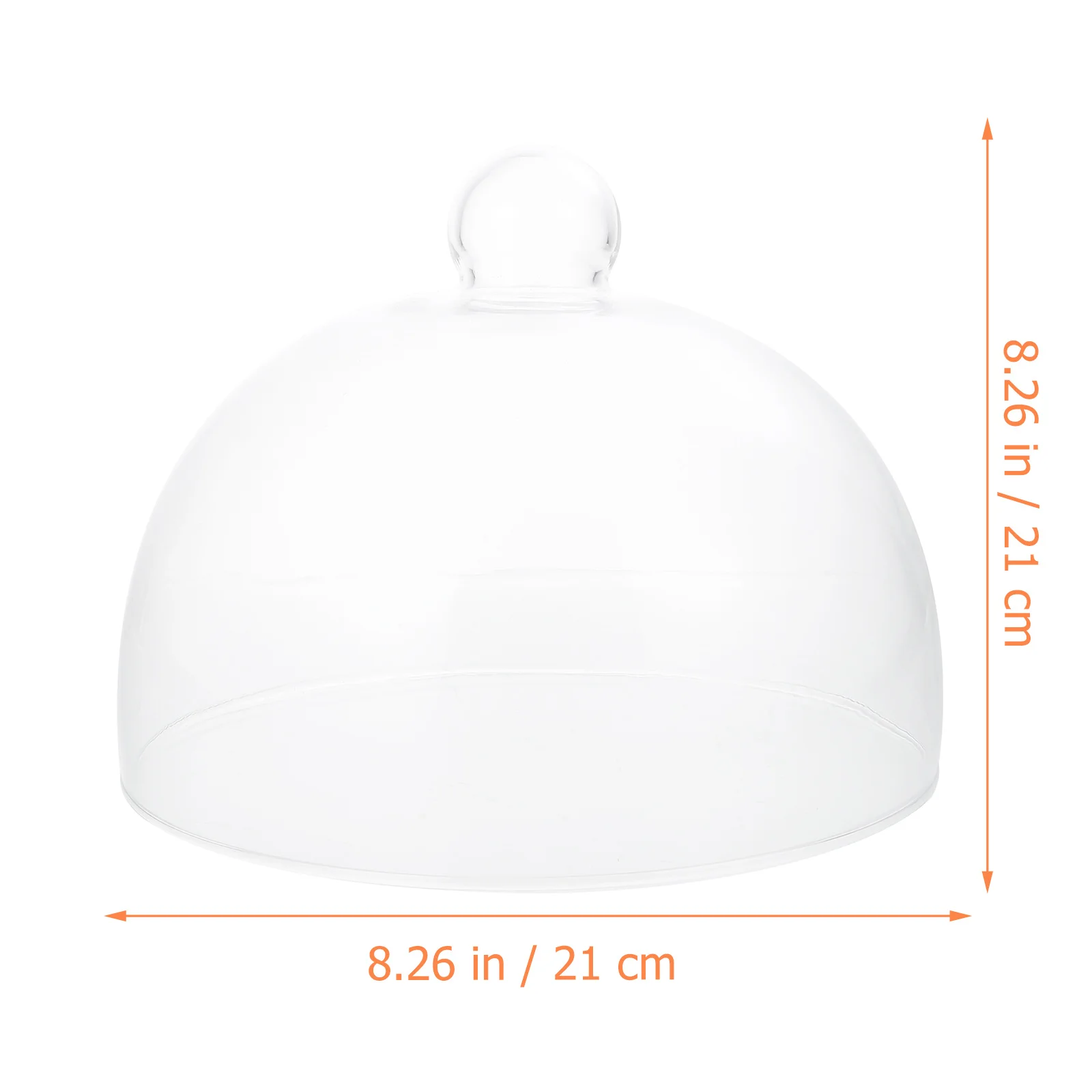 

Food Snack Cover Glass Cupcake Dome Insect Proof Transparent Dust Cover for Cake Dessert Table Decoration Home Kitchen Use