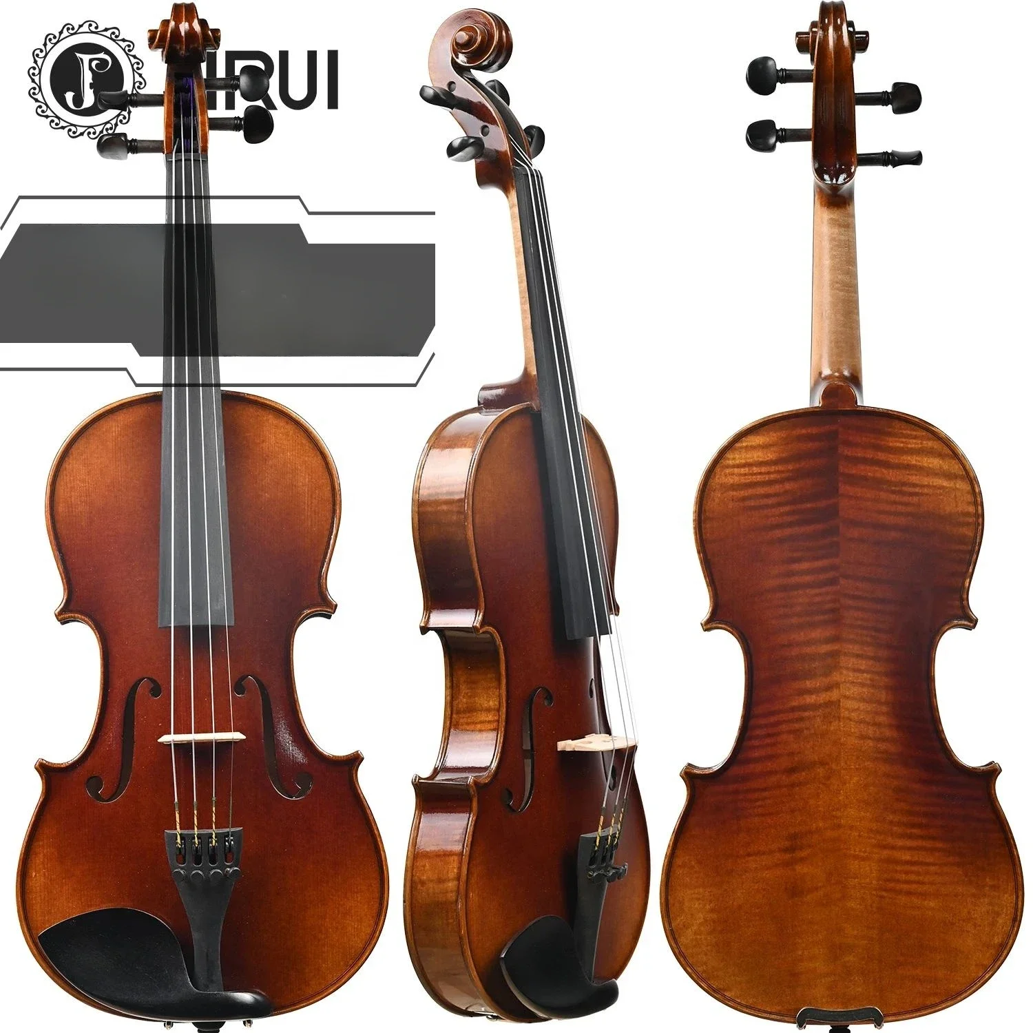 Handmade Professional 4/4 Violin Top Selling Advanced Flamed Maple With Spruce Face Nice Violin For Performance Intermediate B