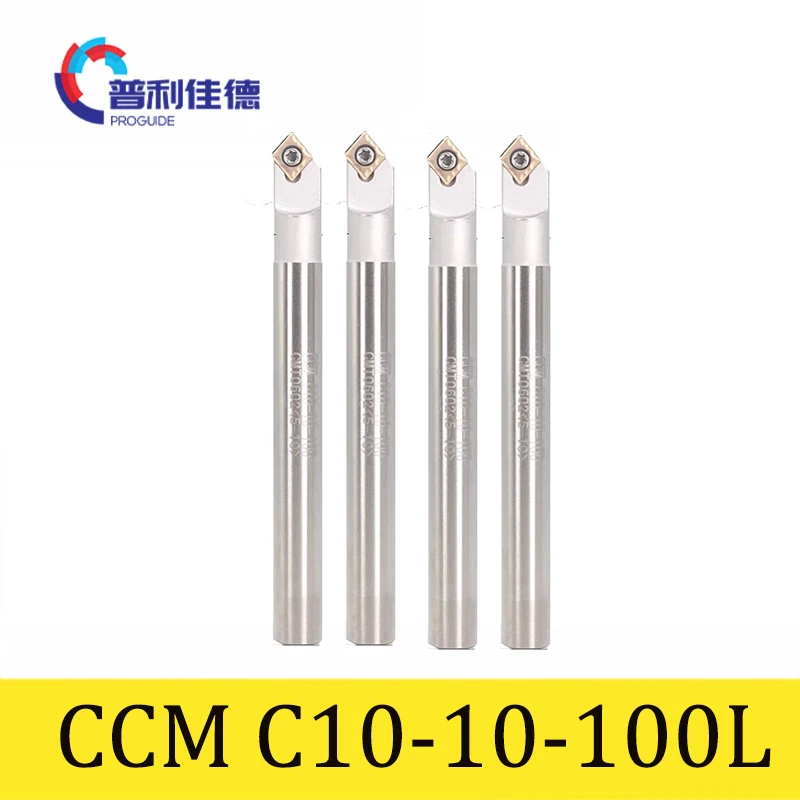 

CCM Chamfering cutter CCM C10-10-100L chamfer end milling cutter for chamfering CCMT060204 insert holder