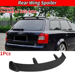 Czarny błyszczący akcesoria do Audi A4 2009-2023 Auto ABS plastikowa osłona na tylny bagażnik Spoiler dachowy klapki dekoracja skrzydła stylizacja samochodu