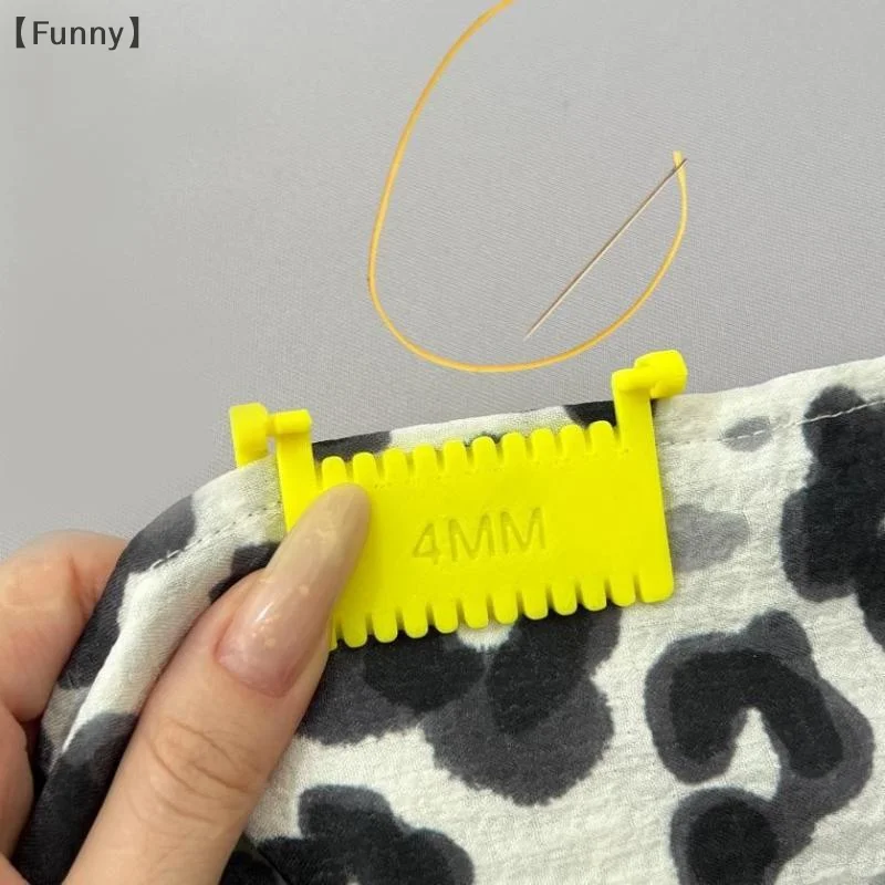 퀼팅 프로젝트 필수 재봉 도구 1개, 퀼팅, 헴밍, 엣지 스티치 가이드, 락 심 룰러