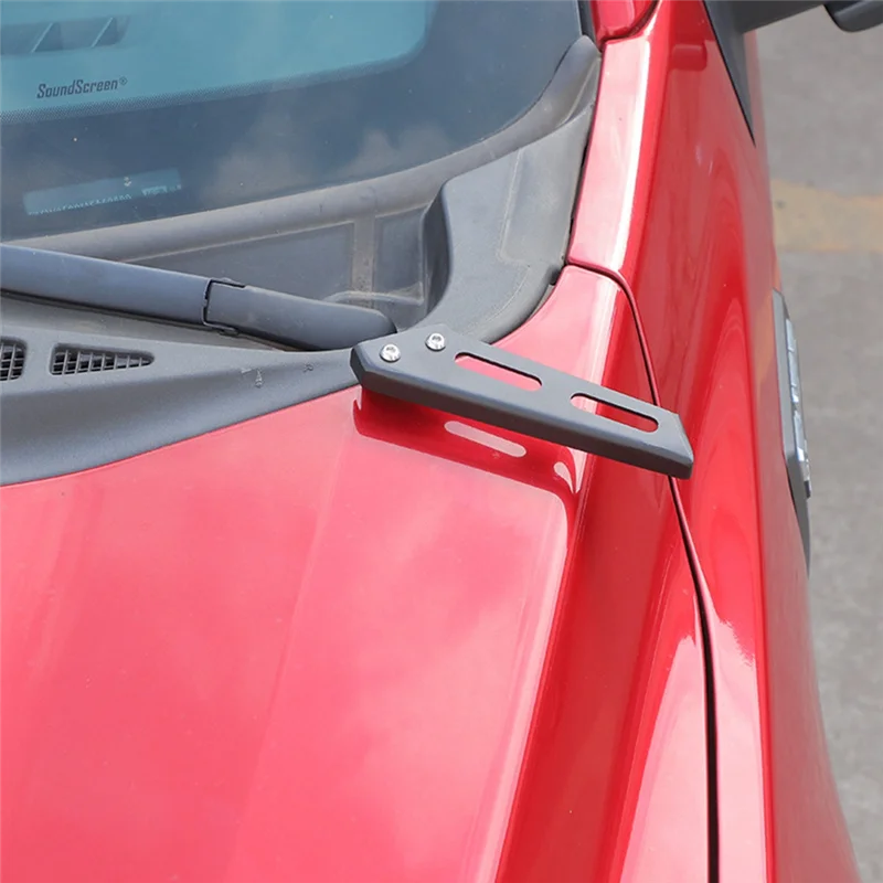 

Hood Hinge Ditch LED Light Pod Mount LED Work/Cube Light Brackets For Ford F150 2021-2024 Accessories