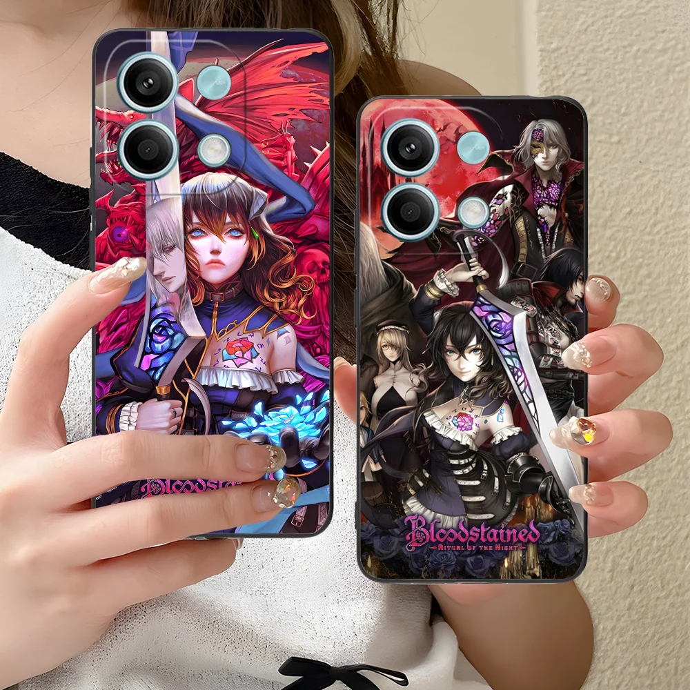 Bloodstained Ritual Phone Case for Xiaomi Redmi Note 13 12 11 10 9 8 7 6 S A Pro Lite Plus 5G Black Cover Cellphones Smartphone