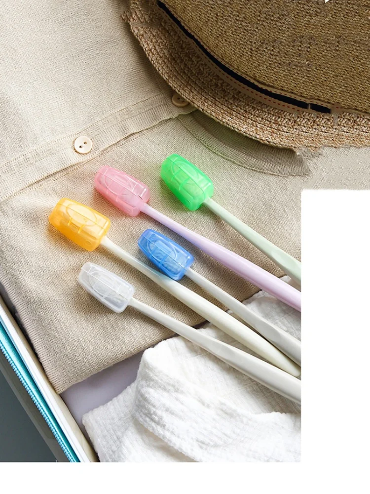 Clip de rangement pour brosse à dents domestique, 5/10 pièces, Portable, voyage, bouchon de protection contre la poussière, boîte de rangement, étui pour tête de brosse à dents