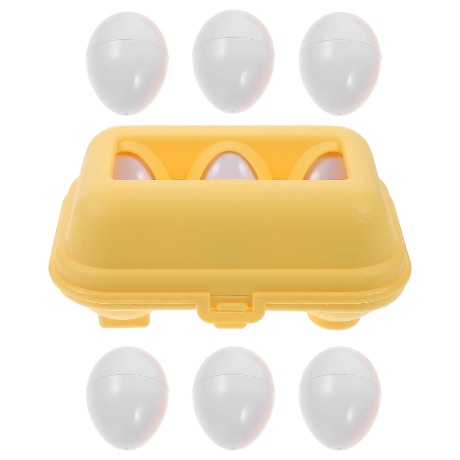

Matching Eggs Learning Set 6Pcs Early Education Cognitive Color Shape Recognition Game Matching Eggs Egg Toys for Toddlers