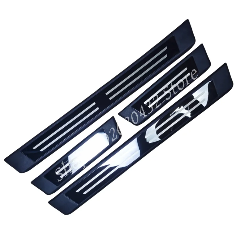 For Toyota Rav4 2019 2020 2021 Accessories Car Door Sill Scuff Plates Cover Stainless Steel Trim Protect Interior Car Styling