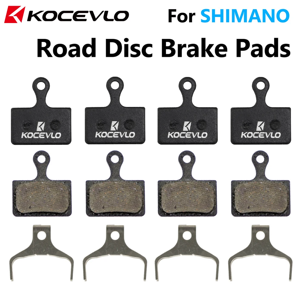 4 Pair Kocevlo Road Disc Brake Pads for SHIMANO Flat Mount Road Disc Caliper L03A R9170 R8070 7020