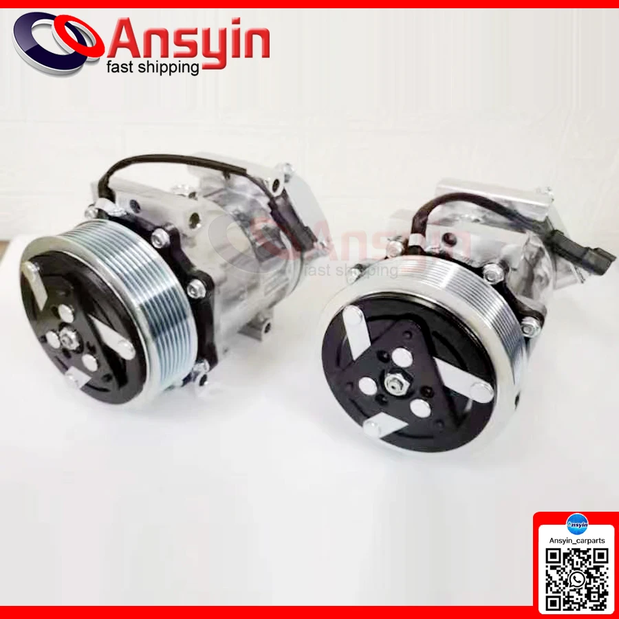 

Sanden 7H15 SD7H15 8202 8203 Auto Car AC A/C Air Compressor for JCB Telescopic handler TM Series 320 08562 32008562 12V 24V