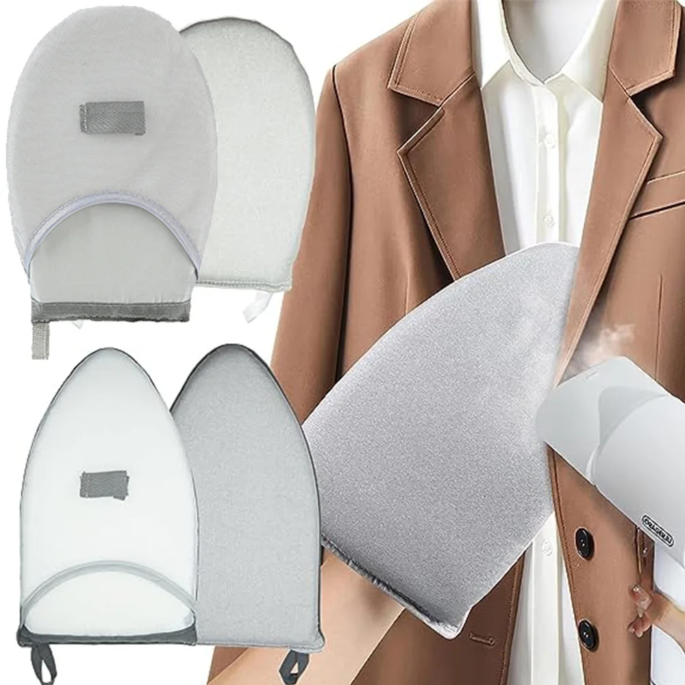 Insulated Gloves with Handheld Ironing Board Home Garment Steamer Waterproof Anti Steam Mitt Portable Mini Iron Holder