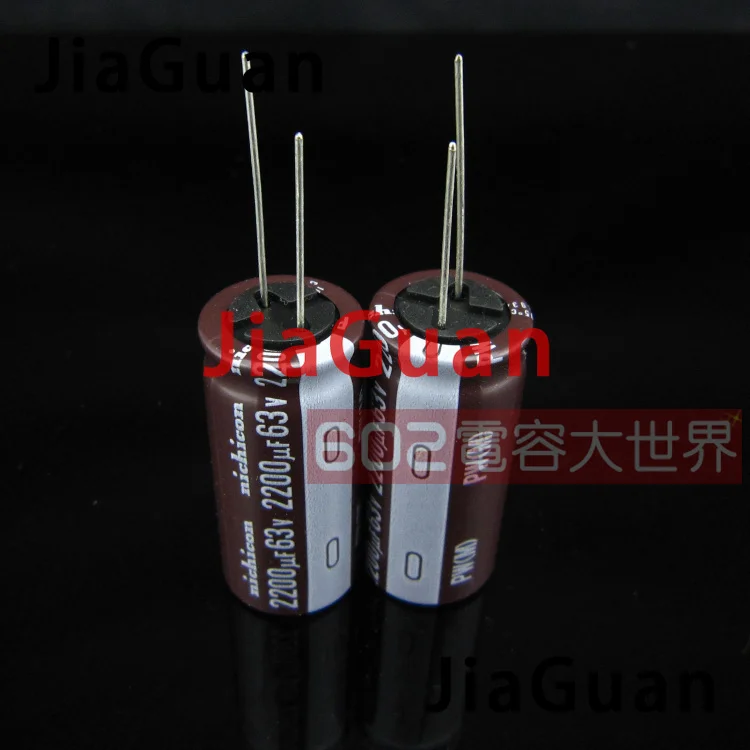 10PCS NEW NICHICON PW 63V2200UF 18X40MM electrolytic capacitor 63V 2200UF High frequency long life 2200uF/63V